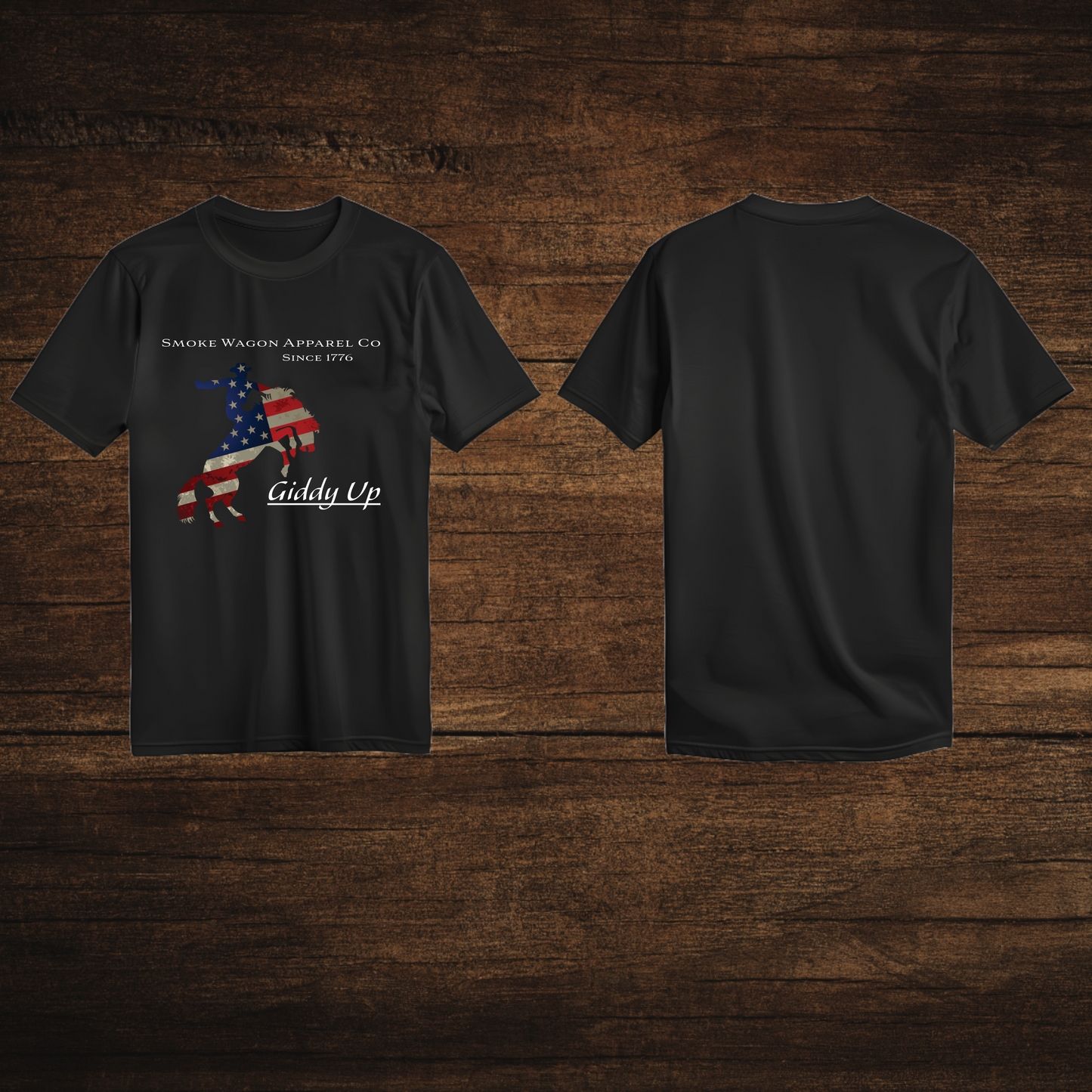 Giddy Up Ultra Soft T-Shirt Black