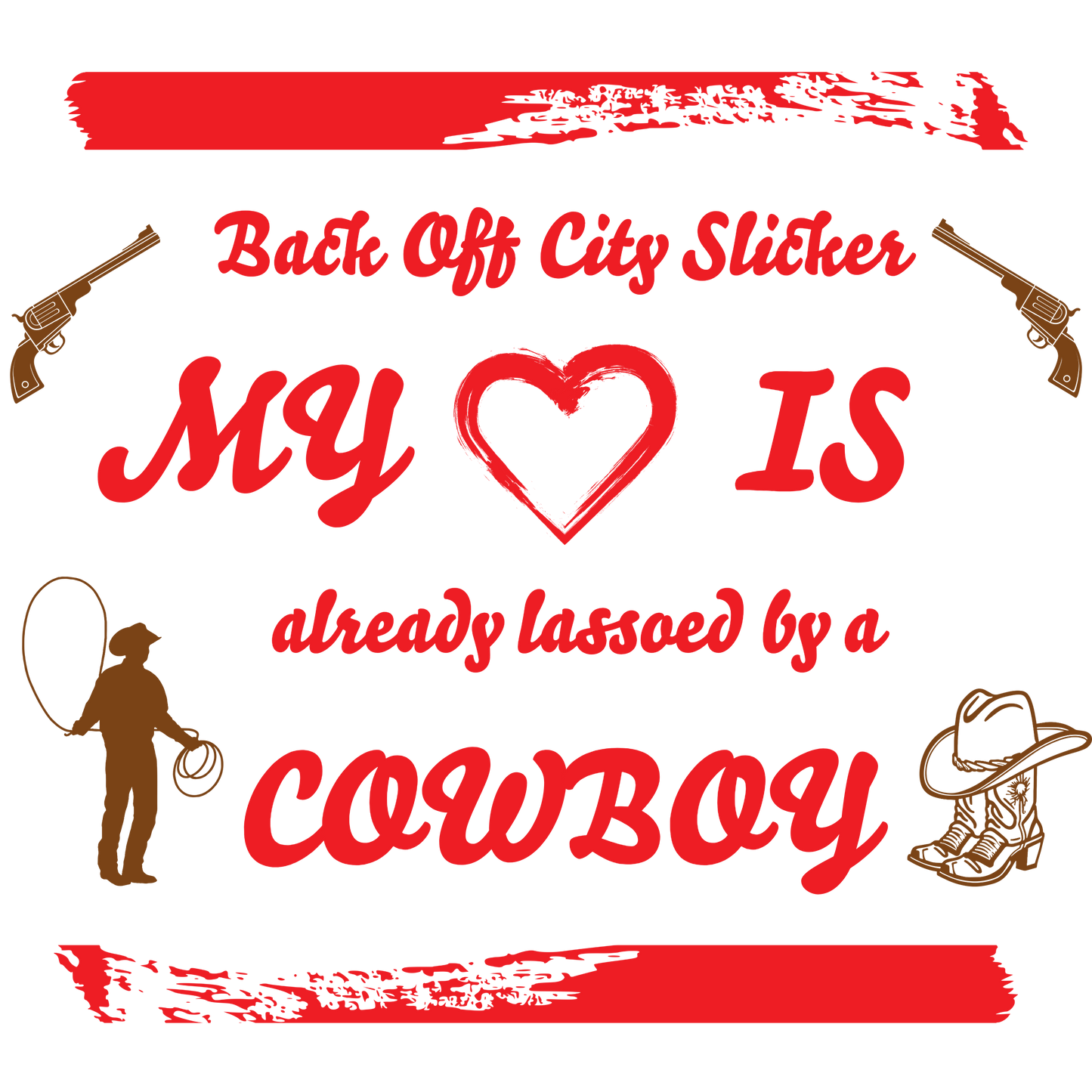 Women's Lassoed Heart T-Shirt